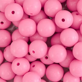 Bubblegum kralen 18mm per st.