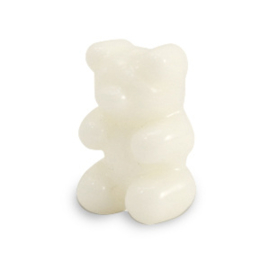 Kralen van resin gummy bear Vanilla white