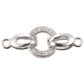 Tussenzetsel Zirconia Silvercolour
