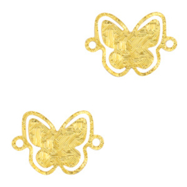 Bohemian tussenstuk butterfly Gold 71246 per stuk