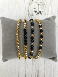 DIY Sieradenpakket Gold black