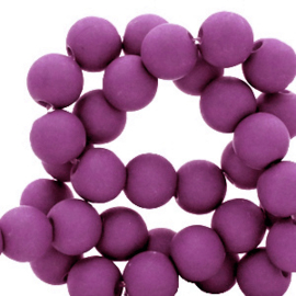 6 mm kralen van acryl Deep lavender purple 66764 12 gram (ca.100 st.)