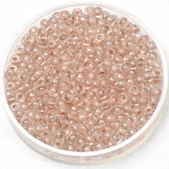 Miyuki kralen 8/0 3mm- blush lined crystal 215
