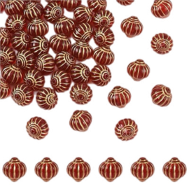 Acryl barok red gold 14mm