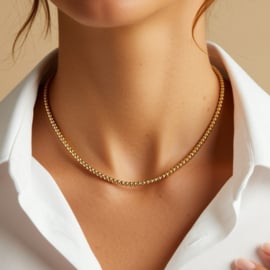 Goldfilled ketting 3mm