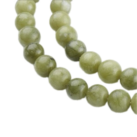 Streng natuursteen Gemstone green 6mm