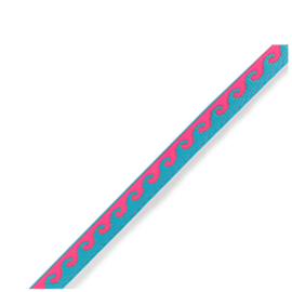 Tekstlint waves Neon blue-pink 1 meter