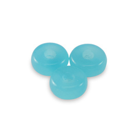 Natuursteen Rondellen Turquoise blue  4 mm 10 st