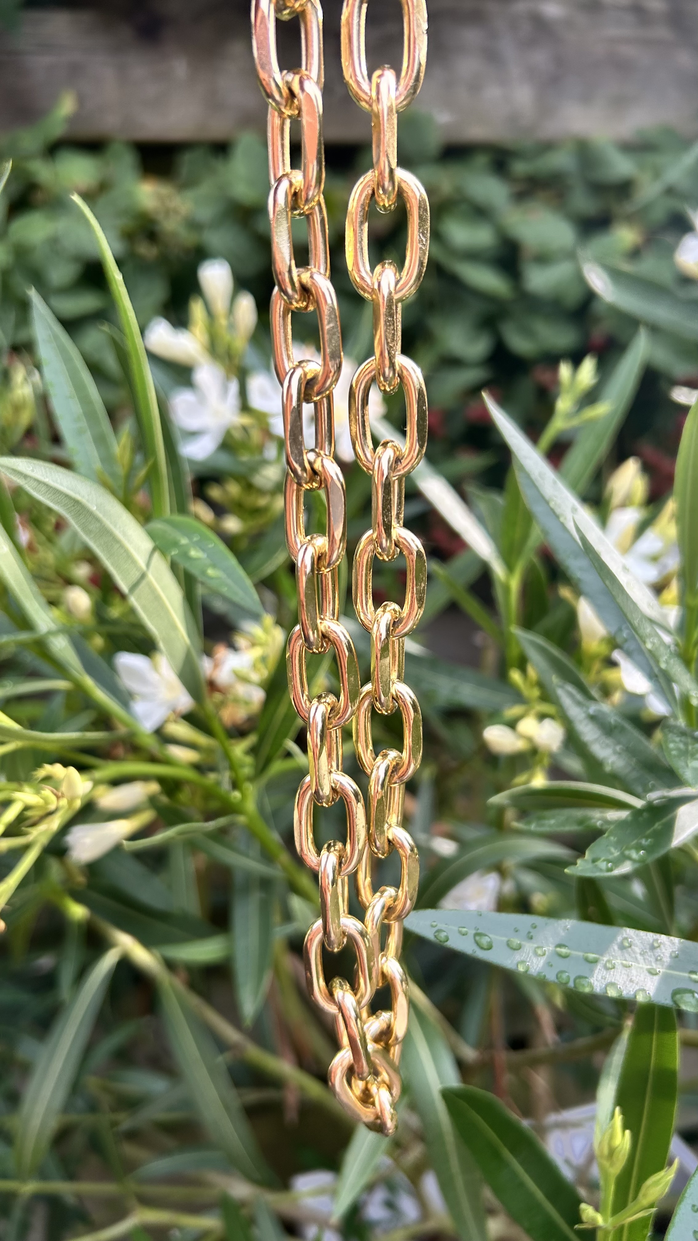 Grove goldcolour schakelketting