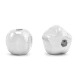 Kralen van Hematite Pentagon Silvercolour 6mm per 10 st. 68711