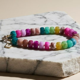 DIY Pakket acrylkralen disc telefoon ketting