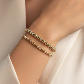 Set Goldfilled armbanden 3mm en 4mm
