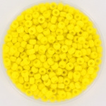 Miyuki kralen 3mm 8/0 -  opaque yellow 404