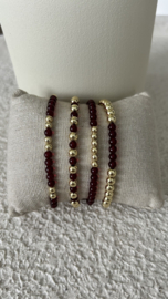 Bordeaux red colour set