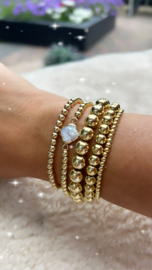 Armbanden set Exclusieve vergulde goldcolour kralen
