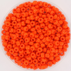 Miyuki rocailles 8/0 - opaque orange 406