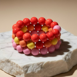 Acryl kralen 14mm opaque 10 st.