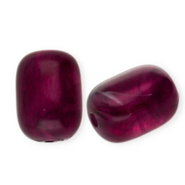 Acryl tube aubergine per st.