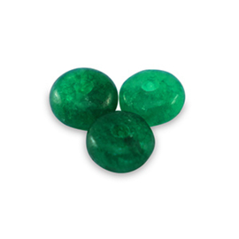 Natuursteen Rondellen Green  4 mm 10 st