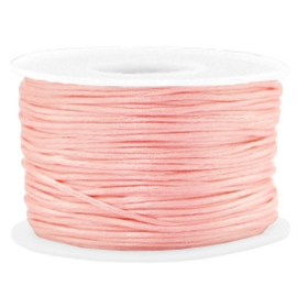 Macramé draad satijn 1.5mm Vintage Pink 1 meter 58766