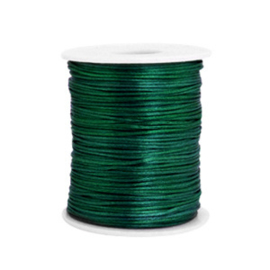 Draad van satijn 1,5 mm Dark Green 72141 per meter