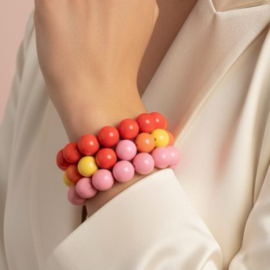 Acryl kralen 14mm opaque 10 st.