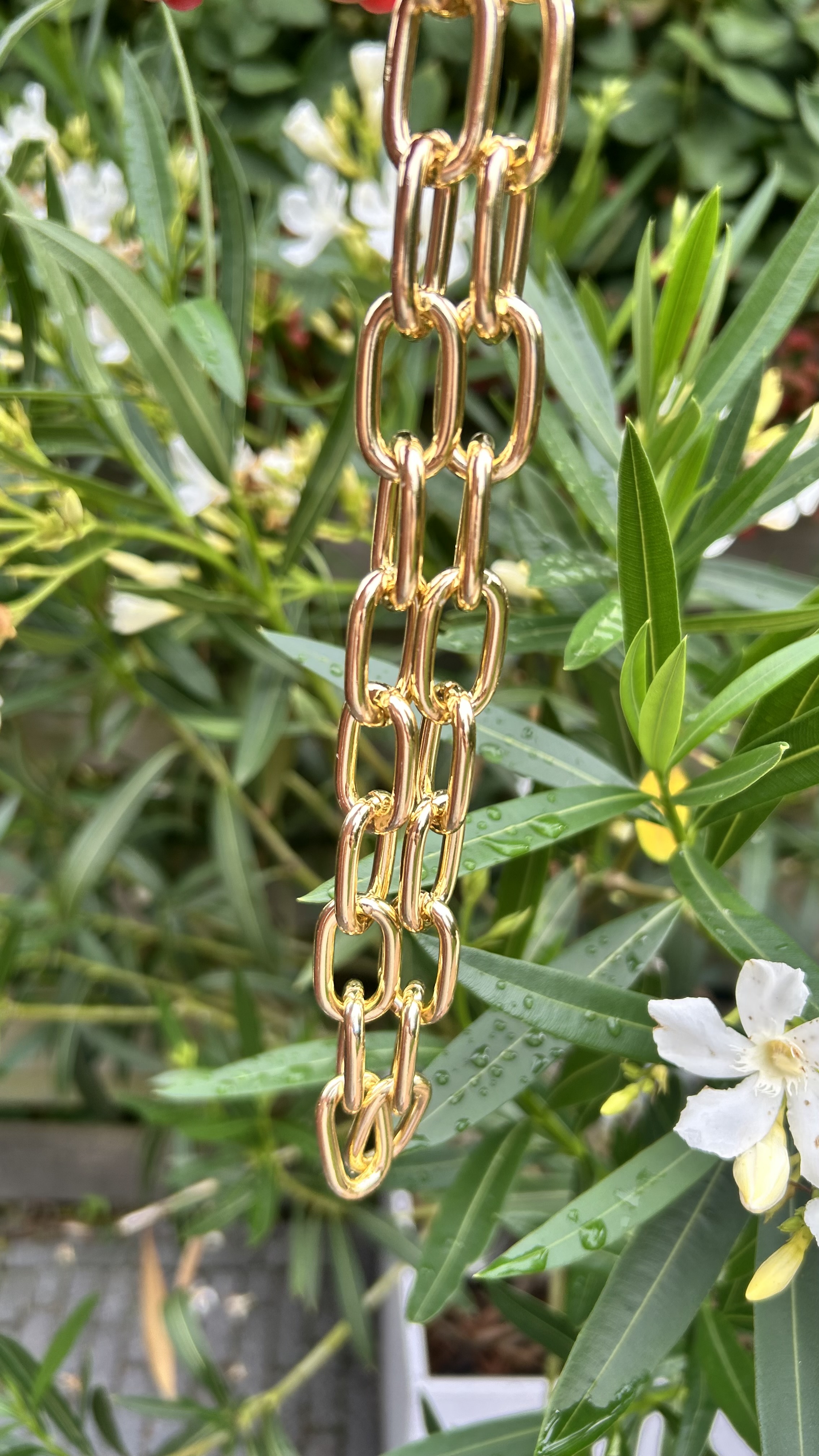 Grove goldcolour schakelketting