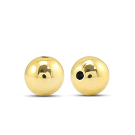 Acryl kralen goldcolour 8mm 10 st