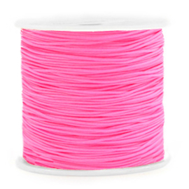 Macramé draad 0,8mm Neon Rose  67448 Per meter