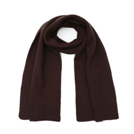Warme wintersjaal Dark Brown