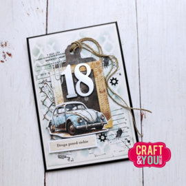 Craft & You Design - Clip Set 2 Dies (CW387)