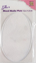 Nellies Choice - Gelplate  Ovaal - 7,3x11,3cm