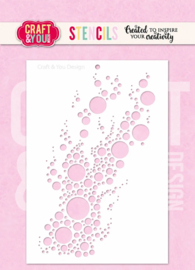 Craft & You Design - Bubbles A6 Stencil (SC020)