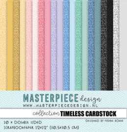 Masterpiece Design - Timeless Cardstock 12x12 Inch Paper Collection (10pcs) (MP202196)