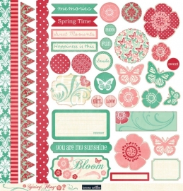 Teresa Collins - Spring Fling - Double Sided Die-Cut Cardstock