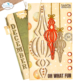 Elizabeth Craft Designs - Planner Essentials - Christmas Bauble Page - 2192