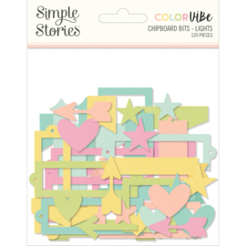 Simple Stories - Color Vibe Chipboard Bits Lights (19005)