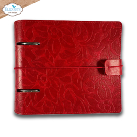 Elizabeth Craft Designs - Every Day Memories - Memory Binder Square Page - Festive Red Embossed - MB007