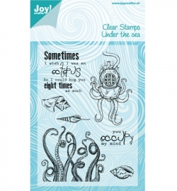 Joy!crafts - Clearstamps - Under the sea - Octopus