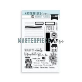 Masterpiece Clear Stempelset - Journal your day 6x8 MP202109