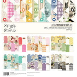 Simple Stories - Simple Vintage Essentials Color Palette Designer Tags Kit (22216)