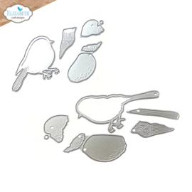 Elizabeth Craft Designs  - Chickadee Die Set - 2247