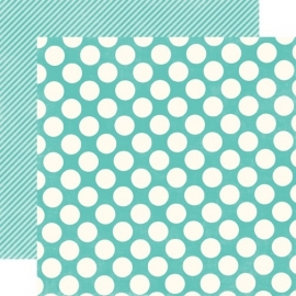 Echo Park Paper - Metropolitan - Teal Large Dot