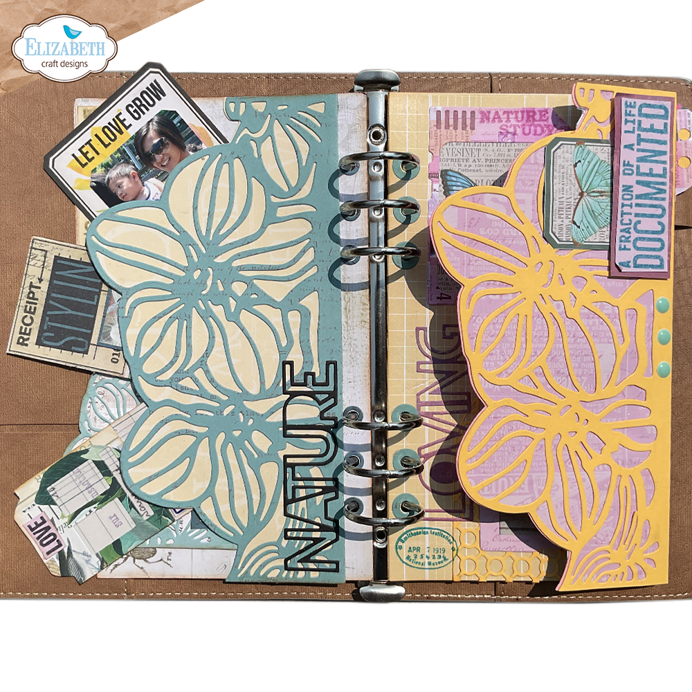 Elizabeth Craft Designs - Planner Essentials - Borderpage with flowers - 2277 - Pre-order!!!