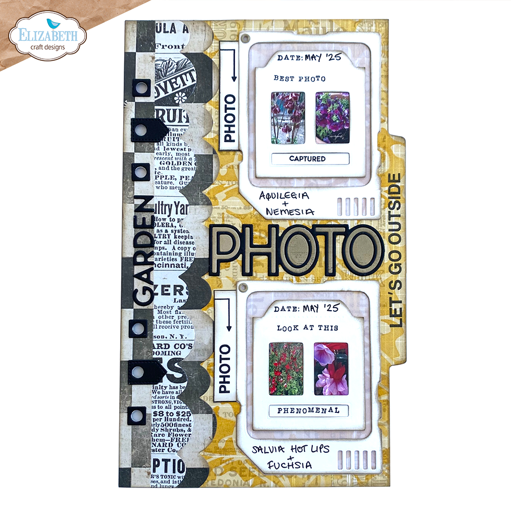 Elizabeth Craft Designs - Planner Essentials - Page with large tab 2 - 2281 -  Pre-order!!!