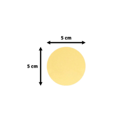 Vaessen Creative - Figuurpons cirkel jumbo 5 cm - 2" cirkel