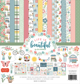 Echo Park Paper - Life Is Beautiful 12x12 Inch Collection Kit (LIB309016)
