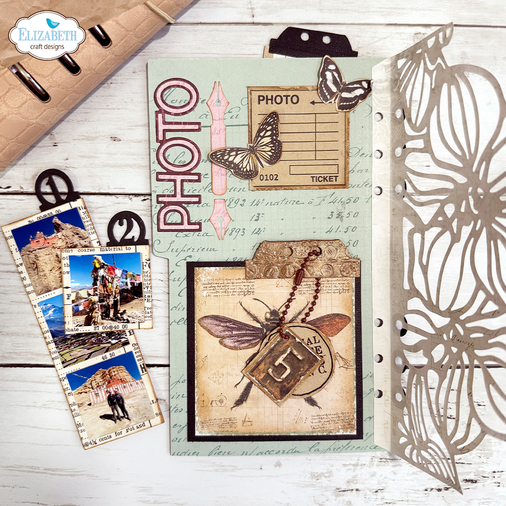 Elizabeth Craft Designs - Planner Essentials -  Page with large tab 1 - 2280 - Pre-order!!!