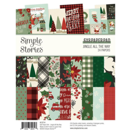 Simple Stories - Jingle All The Way - 6"x8" Pad