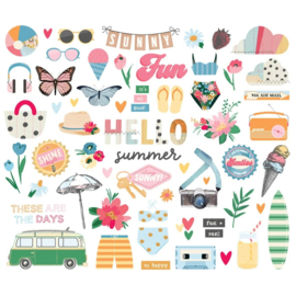 Simple Stories - Sunny Days Bits & Pieces (24518)